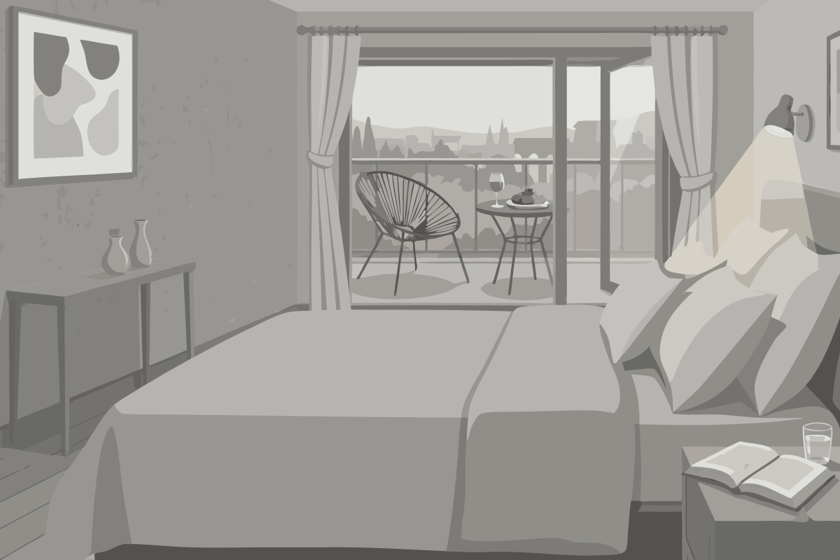 Doppelzimmer mit Seeblick